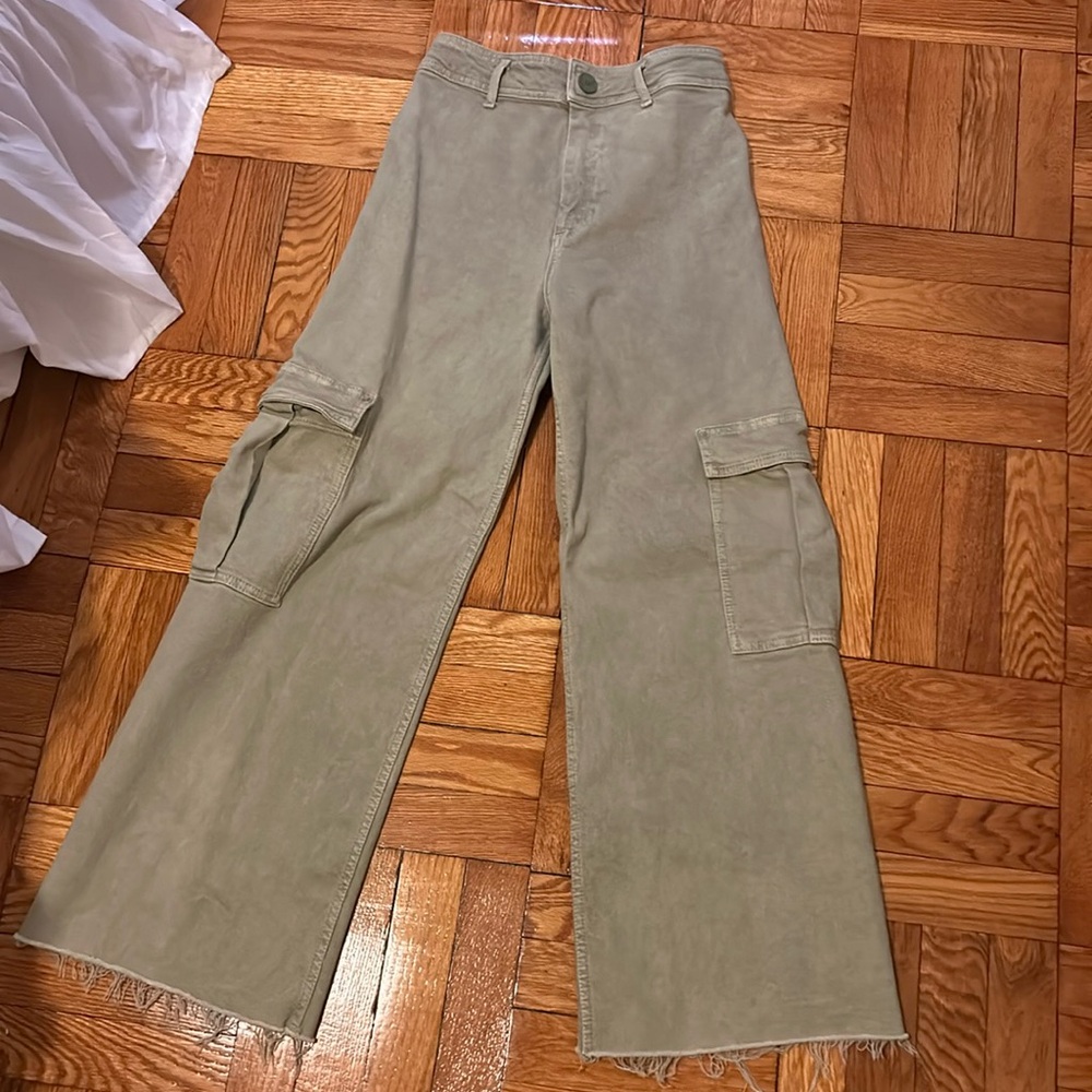 Zara Green cargo pants